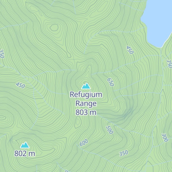 Map of Refugium Range