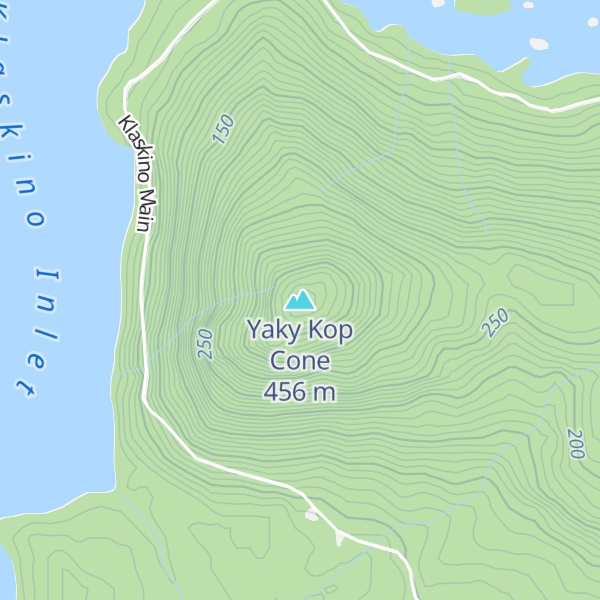 Map of Yaky Kop Cone