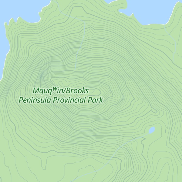 Map of Lagoon Peak