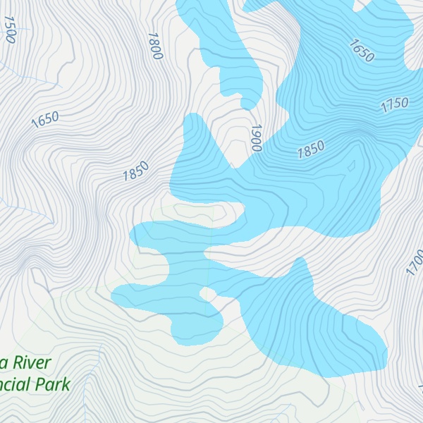 Map of Corona Peak