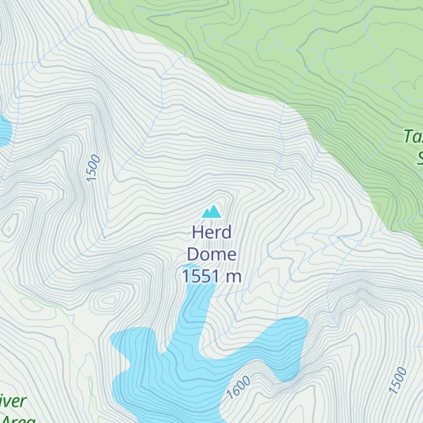 Map of Herd Dome