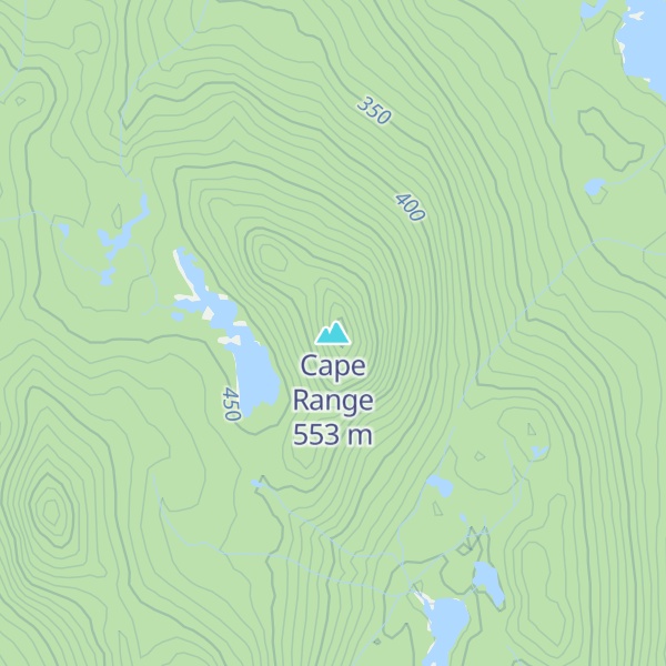 Map of Cape Range