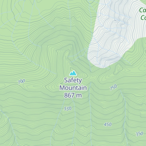 Map of Safety Mountain