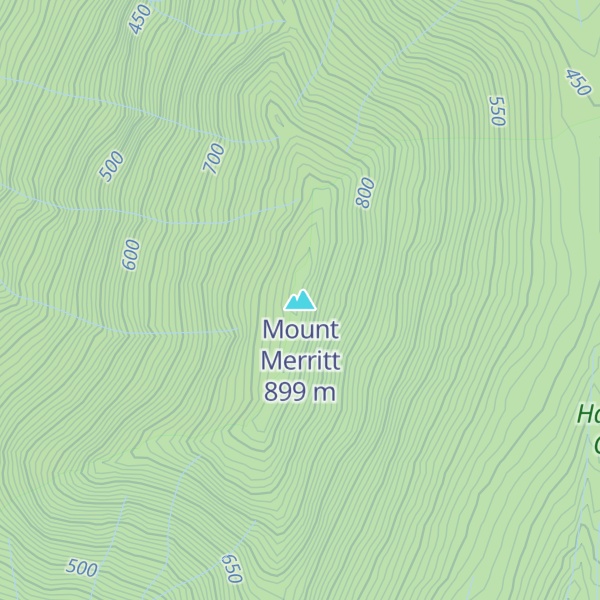 Map of Mount Merritt