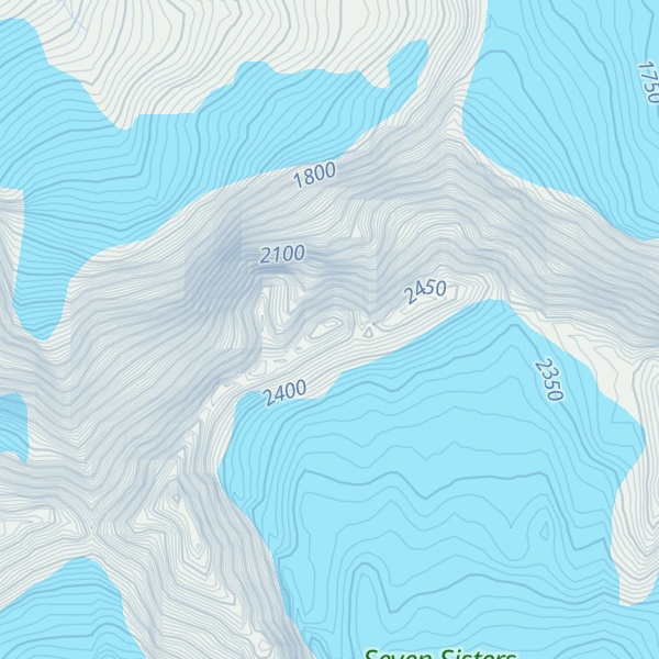 Map of Tingi Peak