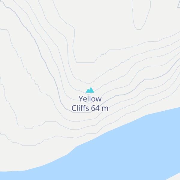 Map of Yellow Cliffs