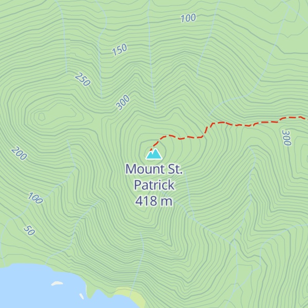 Map of Mount St. Patrick