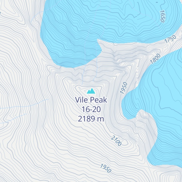 Map of Vile Peak 16-20