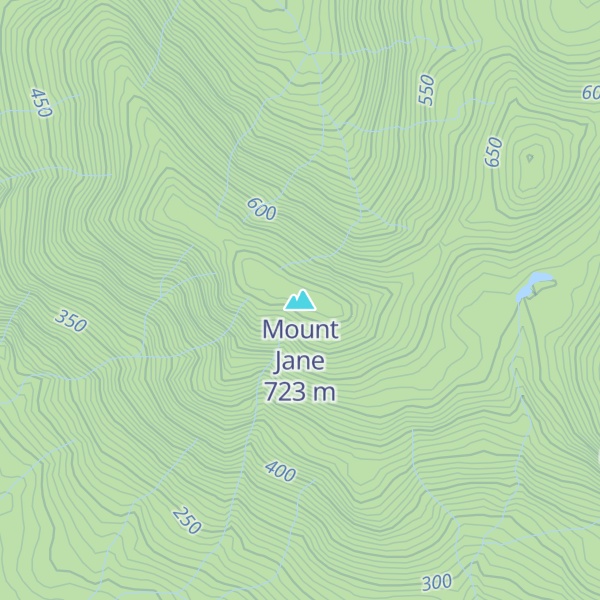 Map of Mount Jane