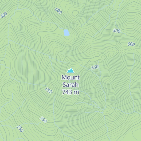Map of Mount Sarah