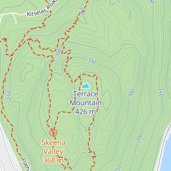 Map of Terrace Mountain