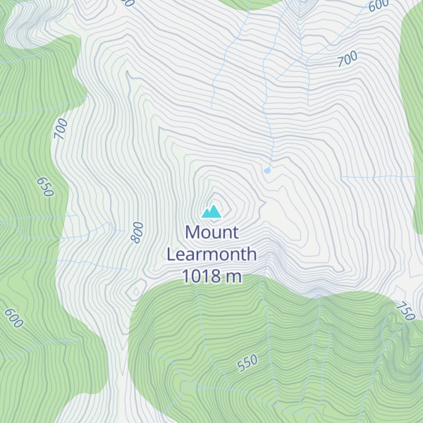 Map of Mount Learmonth