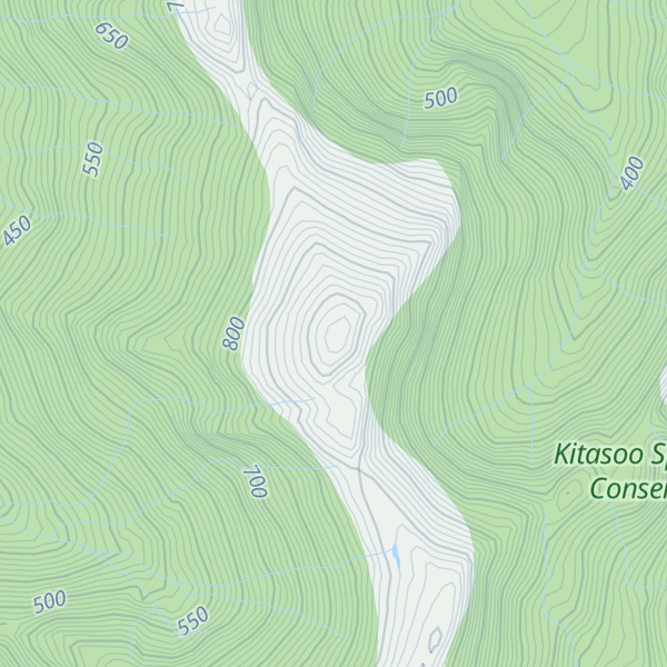 Map of North Needle Peak