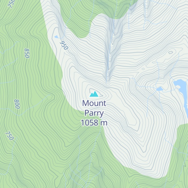 Map of Mount Parry