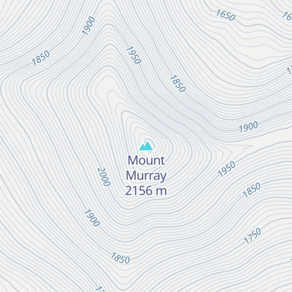 Map of Mount Murray