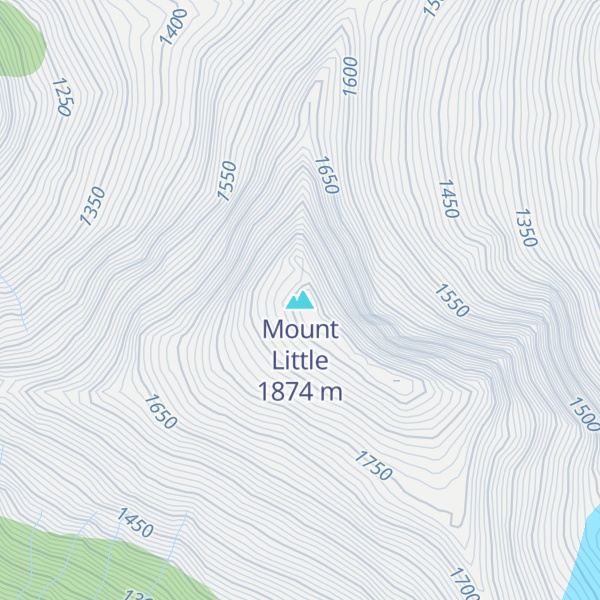 Map of Mount Little
