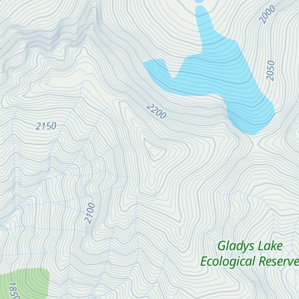 Map of Nation Peak