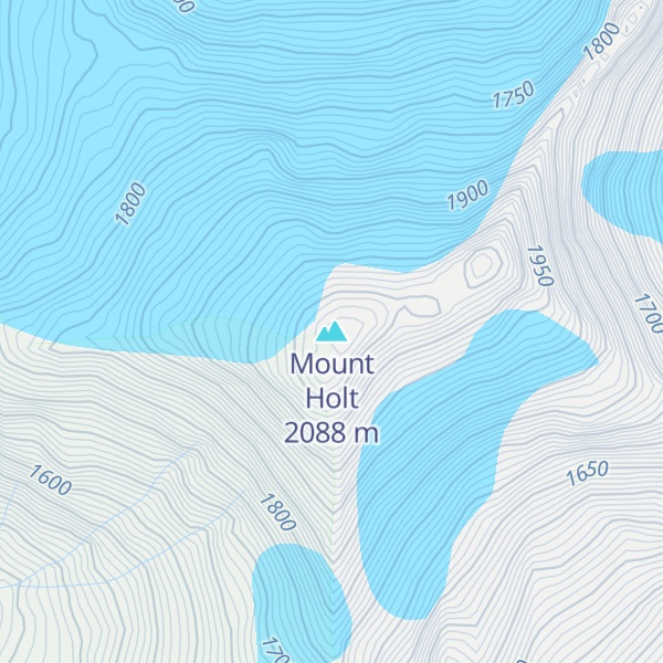 Map of Mount Holt
