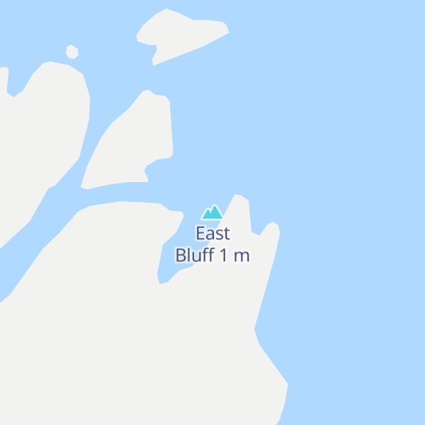 Map of East Bluff