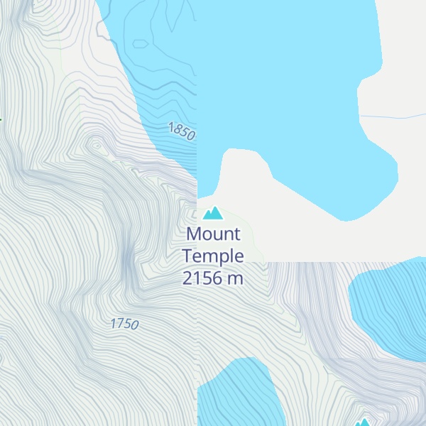 Map of Mount Temple