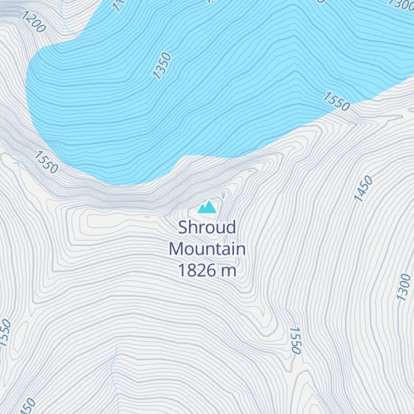 Map of Shroud Mountain