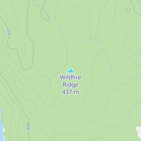 Map of Wildfire Ridge