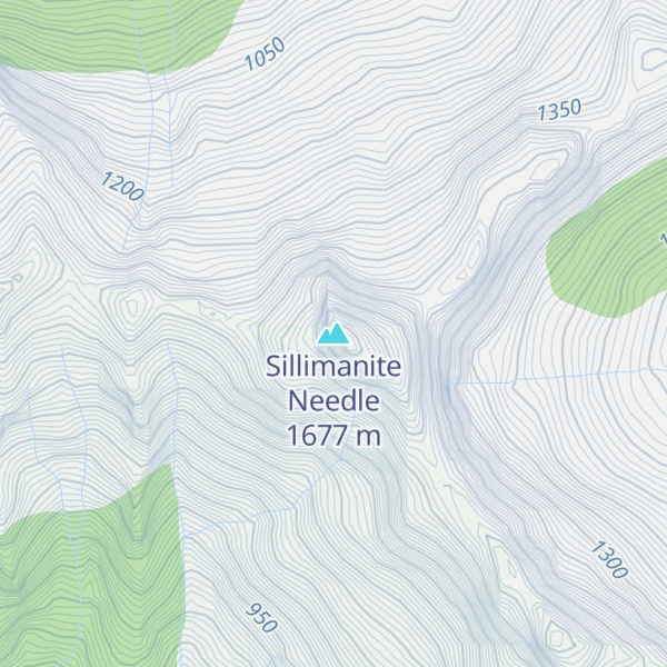 Map of Sillimanite Needle