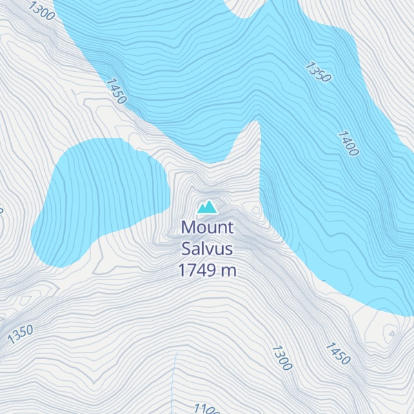 Map of Mount Salvus