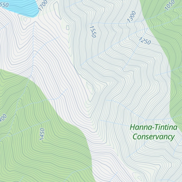 Map of Hanna Ridge