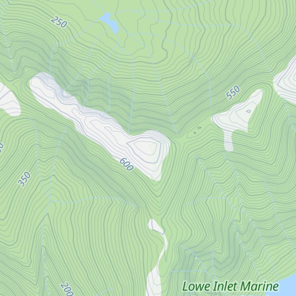 Map of Bare Top Range