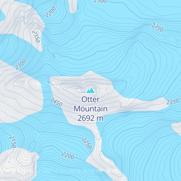 Map of Otter Mountain