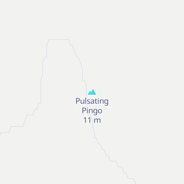 Map of Pulsating Pingo