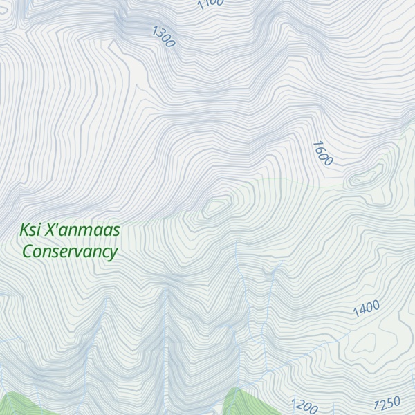 Map of Kwinamass Peak