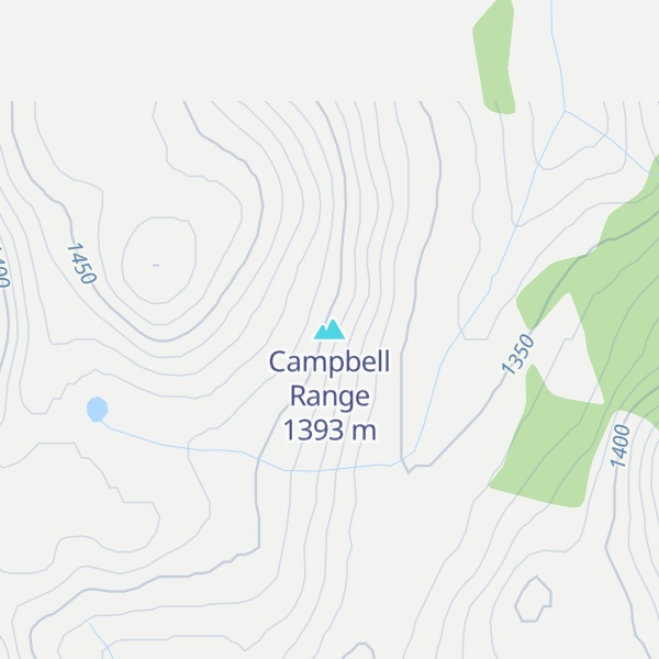 Map of Campbell Range