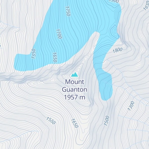 Map of Mount Guanton