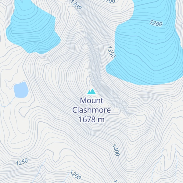 Map of Mount Clashmore