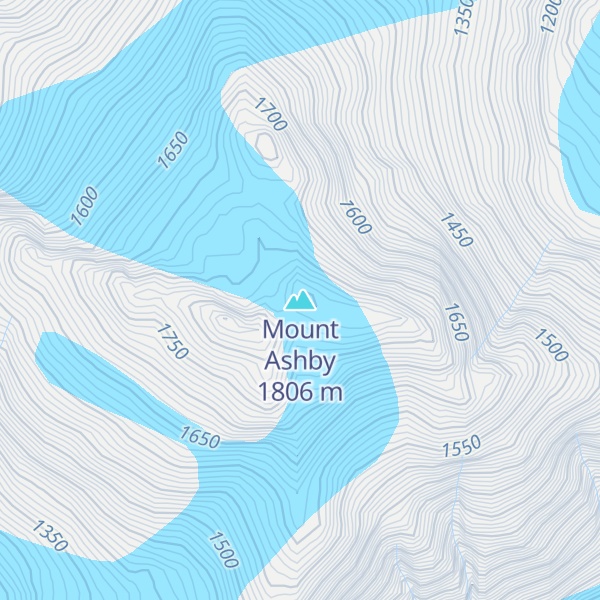 Map of Mount Ashby