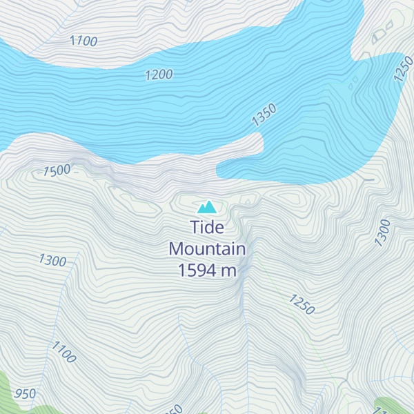 Map of Tide Mountain