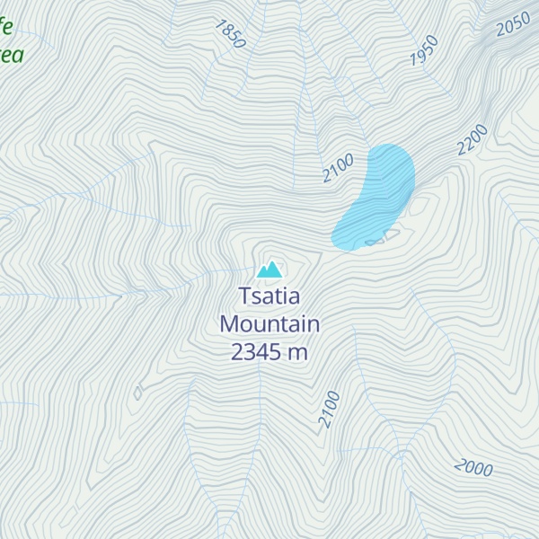Map of Tsatia Mountain