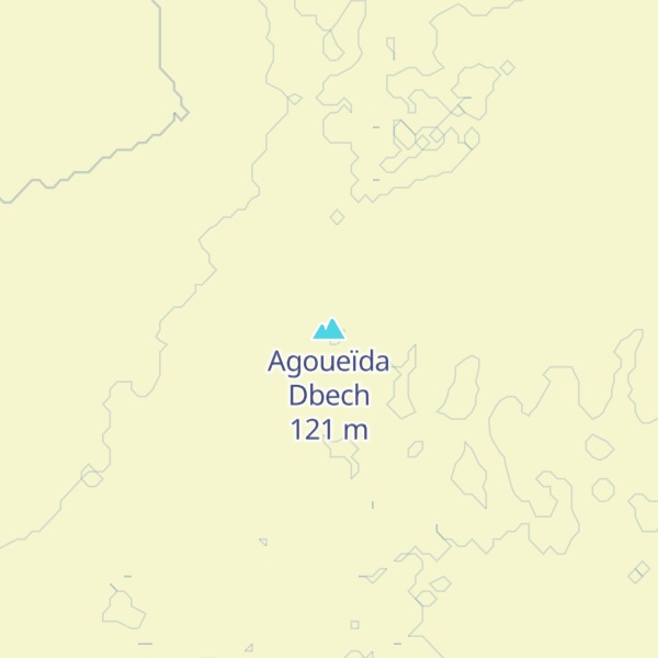 Map of Agoueïda Dbech