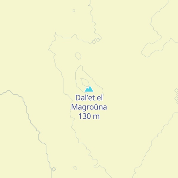 Map of Dal’et el Magroûna