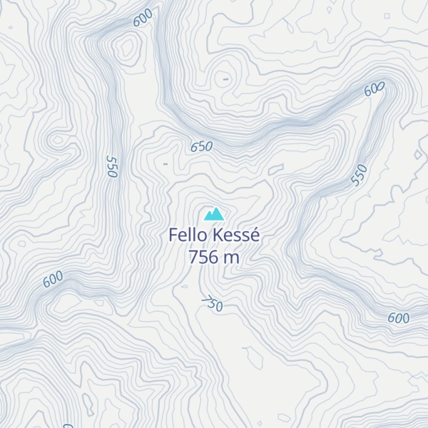 Map of Fello Kessé