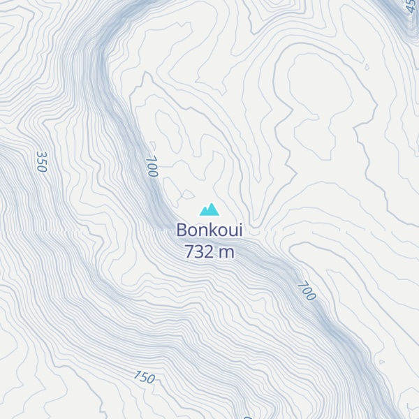 Map of Bonkoui