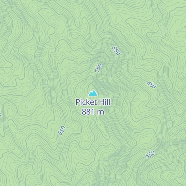 Map of Picket Hill
