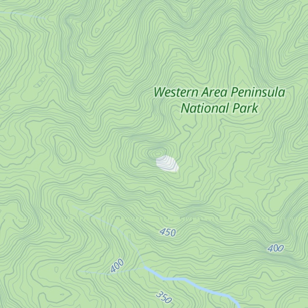 Map of Mount Horton