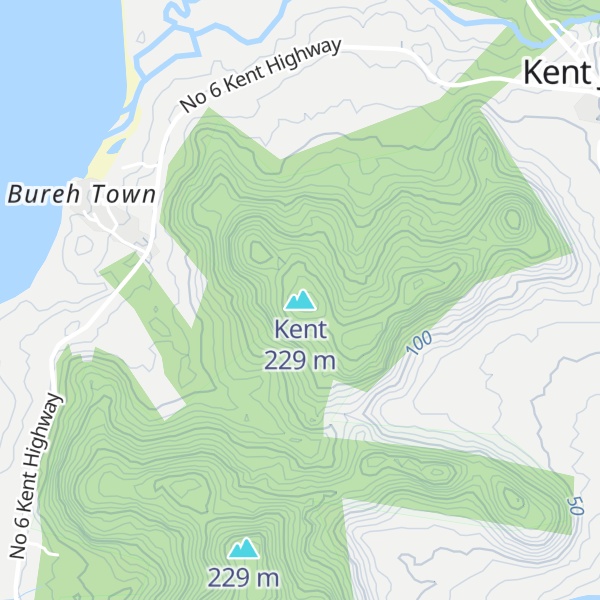Map of Kent