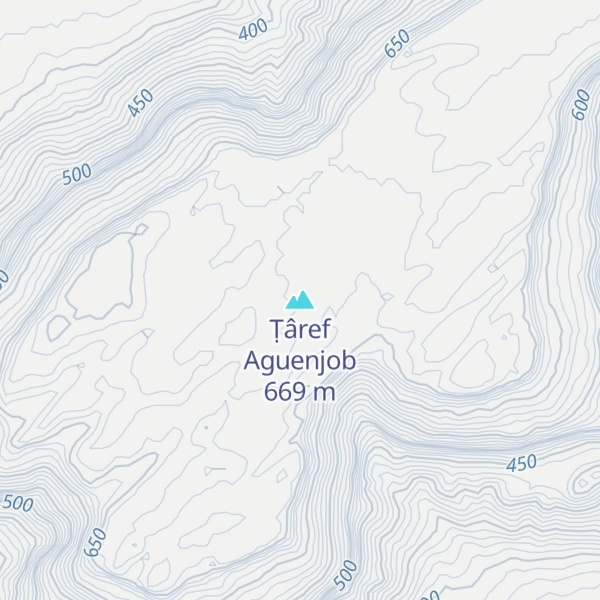 Map of Ṭâref Aguenjob