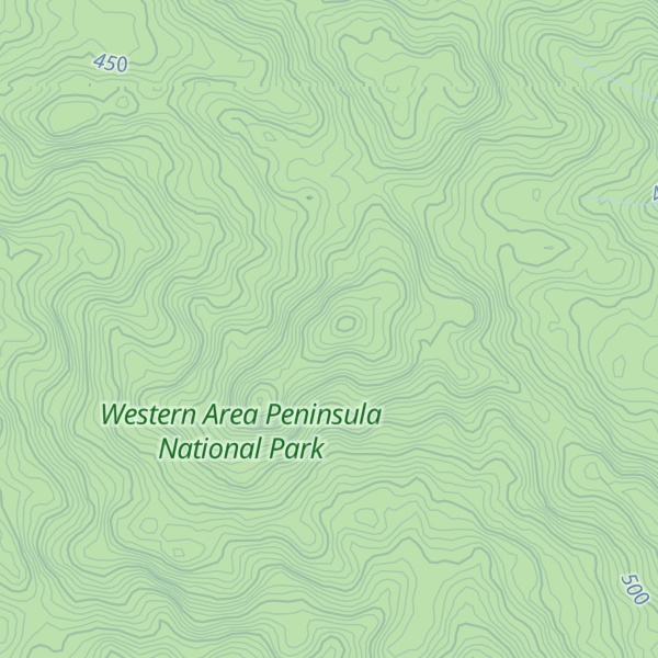 Map of Good Luck Hill