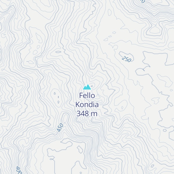 Map of Fello Kondia