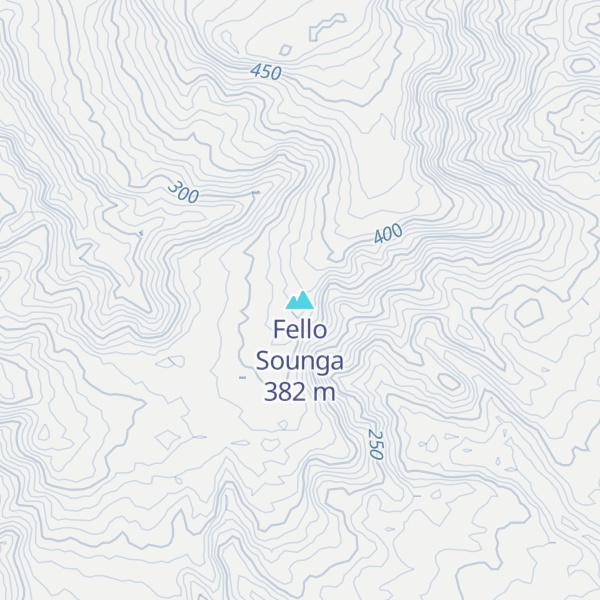 Map of Fello Sounga